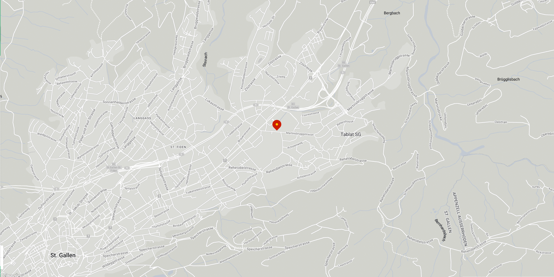 Map Martinsbruggstrasse